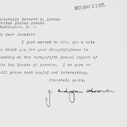 Letter: 1955 May 27