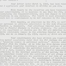 Letter: 1950 March 17