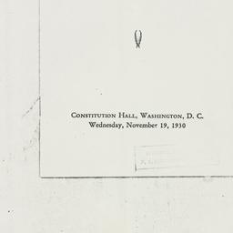 Letter: 1930 November 19