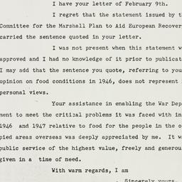 Letter: 1948 February 13