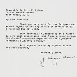 Letter: 1952 May 23