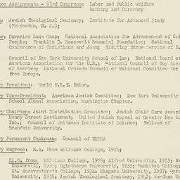 Ephemera: 1954 May 30