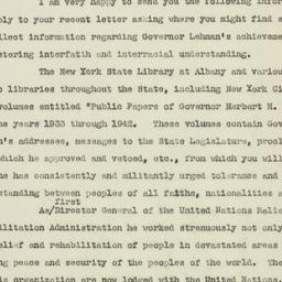Letter: 1948 January 12