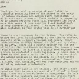 Letter: 1948 February 2