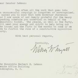 Letter: 1952 December 8