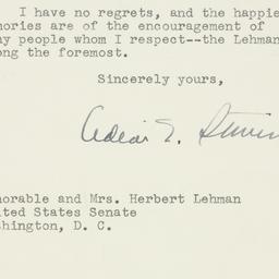 Letter: 1952 November 13