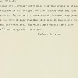 Telegram: 1948 December 23