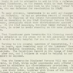 Letter: 1952 October 6