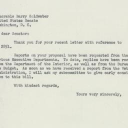 Letter: 1956 March 5