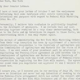 Letter: 1950 October 10