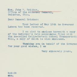Letter: 1935 May 20