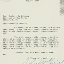 Letter: 1935 May 15