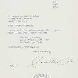Letter: 1942 July 1