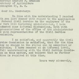 Letter: 1951 February 2