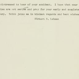 Telegram: 1948 January 13