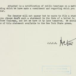 Memorandum: 1954 July 6