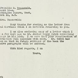 Letter: 1947 February 8