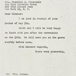 Letter: 1950 May 9