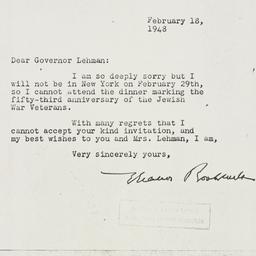 Letter: 1948 February 18