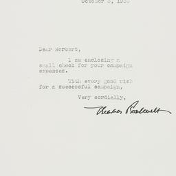 Letter: 1950 October 3