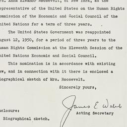 Letter: 1950 December 20