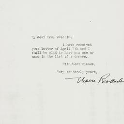 Letter: 1947 April 9