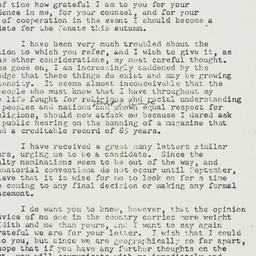 Letter: 1949 July 16