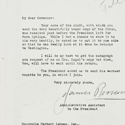 Letter: 1937 March 15
