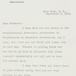 Letter: 1938 September 7