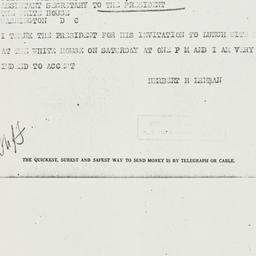 Telegram: 1937 March 2
