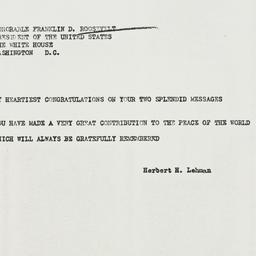 Telegram: 1938 September 28