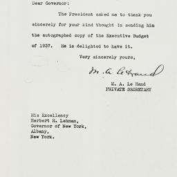 Letter: 1937 March 11