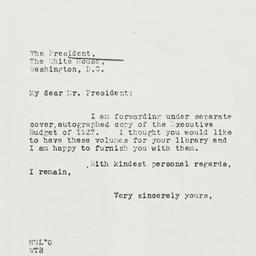 Letter: 1937 March 9