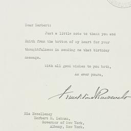 Letter: 1938 February 1