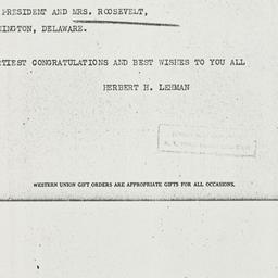 Telegram: 1937 June 30