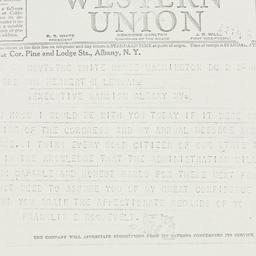 Telegram: 1939 January 2