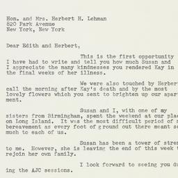 Letter: 1957 April 9