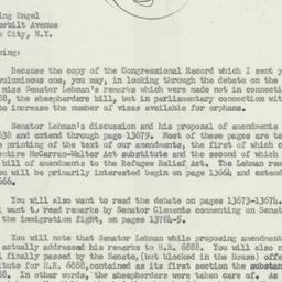 Letter: 1956 July 31