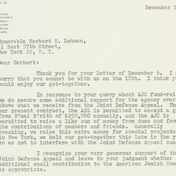 Letter: 1956 December 13