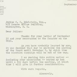 Letter: 1956 September 13