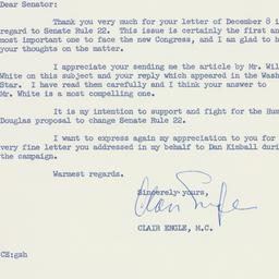 Letter: 1958 December 18