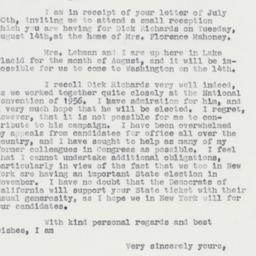 Letter: 1962 August 3