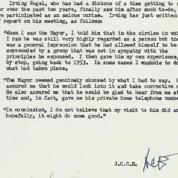 Memorandum: 1957 September 18