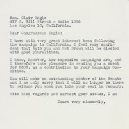 Letter: 1958 October 21