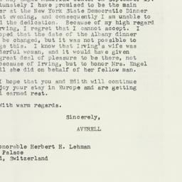 Letter: 1957 August 12