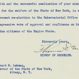 Letter: 1936 November 9