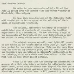 Letter: 1951 July 27
