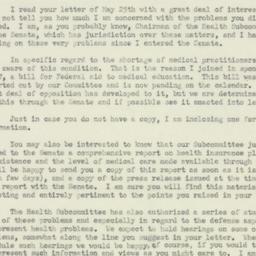 Letter: 1951 May 29