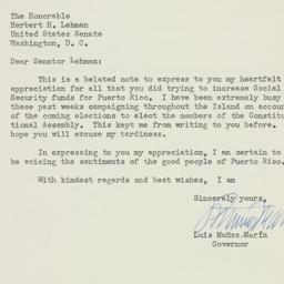 Letter: 1951 August 3