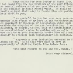 Letter: 1953 March 23